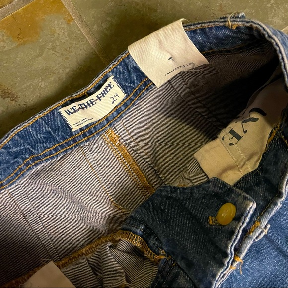NWT Free People We the Free Equinox Denim Trousers (See Description) - Picture 8 of 10